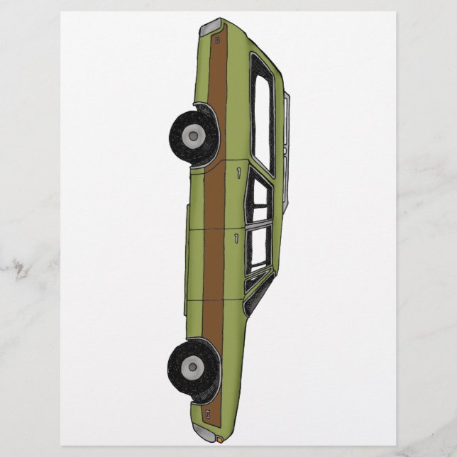 Retro-Kombiwagen (Vorderseite)
