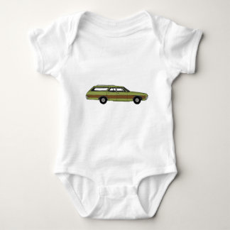 Retro Kombiwagen Baby Strampler