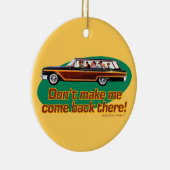 Retro Kombiwagen (Brown u. Grün) Keramikornament (Rechts)