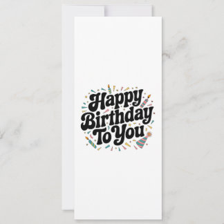 Retro-Konfetti-Geburtstag Einladung