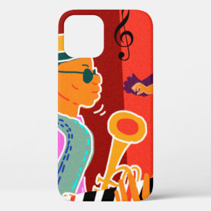 Retro-Kontrast-Musikfestival Jazz Case-Mate iPhone Hülle