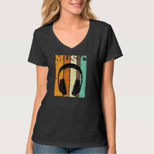 Retro Kopfhörer Musik Hip Hop Rapper Rap Pullover