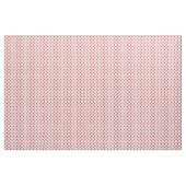 Retro Korallenrot-Polka-Punktmuster Stoff (Yard (91,4 cm))