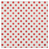 Retro Korallenrot-Polka-Punktmuster Stoff (Muster)