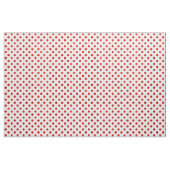 Retro Korallenrot-Polka-Punktmuster Stoff (Fat Quarter (45,7 x 55,9 cm))
