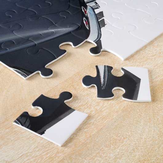 Retro Korvette Puzzle (Seite)