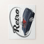 Retro Korvette Puzzle (Vertikal)