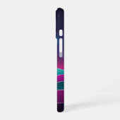 Retro-Kosmische Hügel iPhone 16 Hülle (Linke Seite)