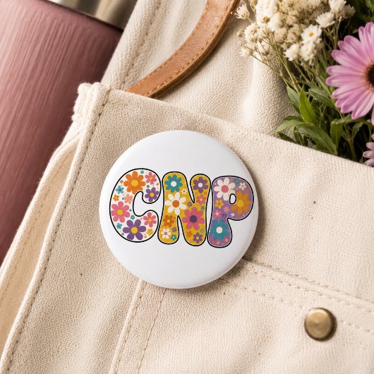 Retro Krankenpfleger-Praktikerin Button