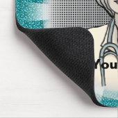 Retro-Krankenschwester Mousepad (Ecke)