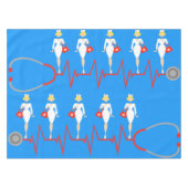 Retro Krankenschwester-Tischdecke Tischdecke (Vorderseite (Horizontal))