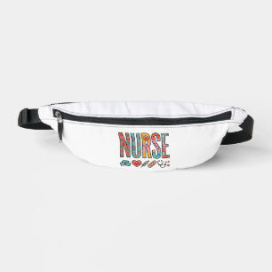 Retro-Krankenschwester-Typografie Medizinisches Ic Bauchtasche