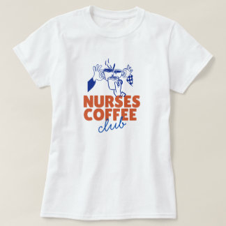 Retro-Krankenschwestern-Café-Club-T-Shirt T-Shirt