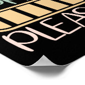 Retro-Krankenversicherung im Gange Bitte warten Poster (Ecke)