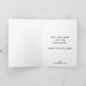 Retro Krasser Vater glücklicher Vater Tag Dankeskarte (Innenseite)