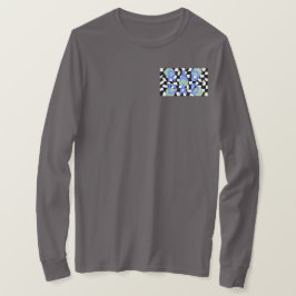 Retro "Krasser Vater" Markierte und leuchtende Bol T-Shirt