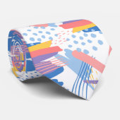 Retro-Krawatte der neunziger Jahre, Vintag Krawatte (Gerollt)