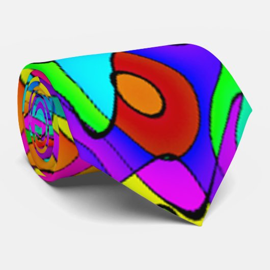 Retro Krawatte des Glas-2 (Gerollt)