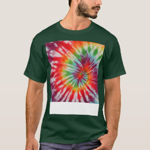 Retro Krawatte Dyed Pattern farbig T-Shirt