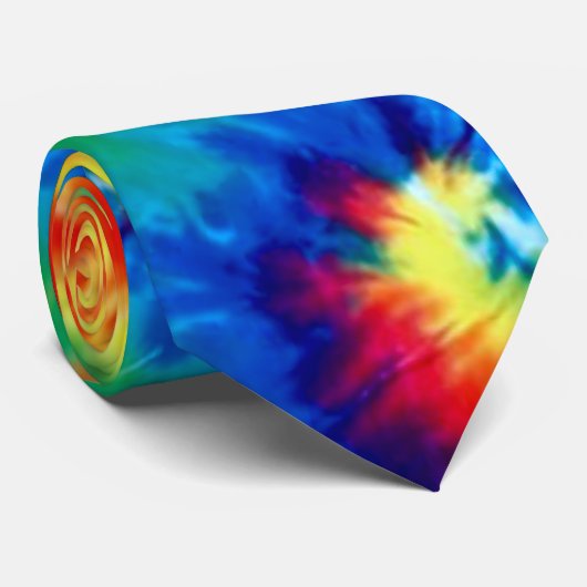 Retro Krawatte gefärbtes psychedelisches (Gerollt)