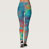 Retro-Krawatte Leggings (Rückseite)