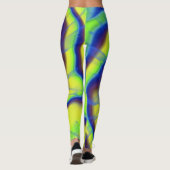 Retro-Krawatte Leggings (Rückseite)