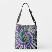 Retro Krawatten-Gitarren-Musik-Taschen-Tasche Tragetaschen Mit Langen Trägern (Rückseite)