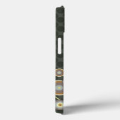 Retro Kreis-abstrakter diagonaler Case-Mate iPhone Hülle (Rückseite / Rechts)