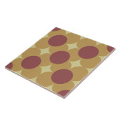 Retro-Kreis-Blumenmuster Fliese (Seite)
