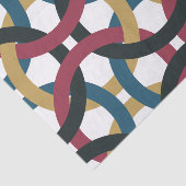 Retro-Kreis Knoten Gewebepapier Seidenpapier (Ausschnitt)