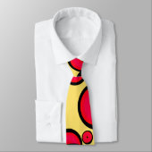 Retro Kreis-Krawatte Krawatte (Gebunden)