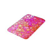 Retro Kreise Badematte (Schrägansicht)