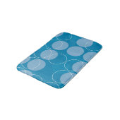 Retro Kreise Badematte (Schrägansicht)