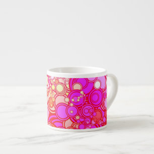 Retro Kreise Espressotasse