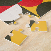 Retro-Kreise: Farbiges Hipster Muster. Puzzle (Seite)