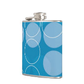 Retro Kreise Flachmann (Links)