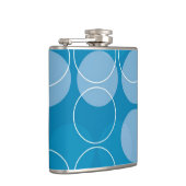 Retro Kreise Flachmann (Rechts)