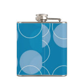 Retro Kreise Flachmann (Rückseite)