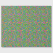 Retro-Kreise Geschenkpapier (Flach)