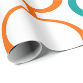 Retro-Kreise Geschenkpapier (Rolleneckpunkt)