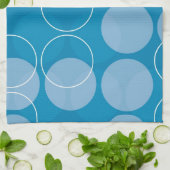Retro Kreise Geschirrtuch (Gefaltet)