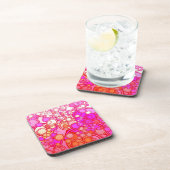 Retro Kreise Getränkeuntersetzer (Rechte Seite)