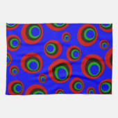 Retro Kreise Handtuch (Horizontal)