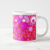 Retro Kreise Jumbo-Tasse (Rechts)