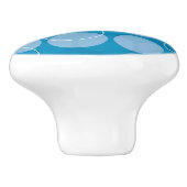 Retro Kreise Keramikknauf (Seitenansicht)