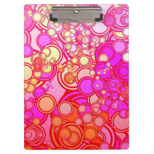 Retro Kreise Klemmbrett