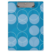 Retro Kreise Klemmbrett (Vorderseite)