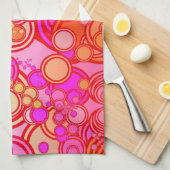 Retro Kreise Küchentuch (Viertel Falte)