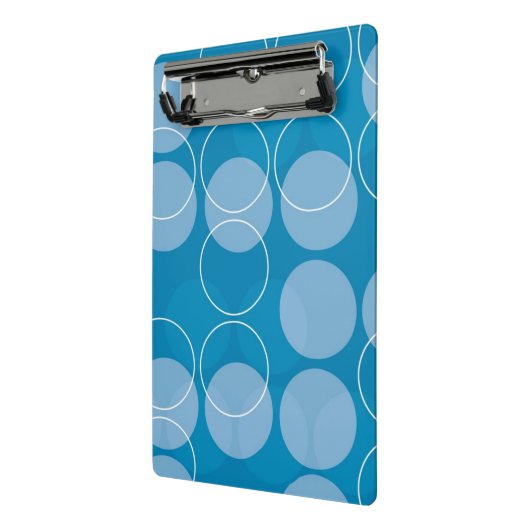 Retro Kreise Mini Klemmbrett (Gewinkelt2)