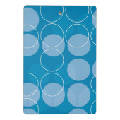 Retro Kreise Mini Klemmbrett (Rückseite)